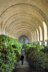 France, Yvelines (78), château de Versailles, classé Patrimoine Mondial de l'UNESCO, l'Orangerie en hiver de Jules Hardouin-Mansart