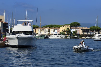 France, Var, Gulf of St Tropez, the Port Grimaud seaside town