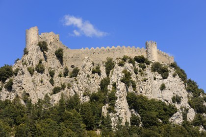 France, Aude (11), château cathare de Puilaurens