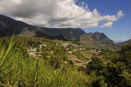 France, île de la Réunion, cirque de Cilaos, classé Patrimoine Mondial de l'UNESCO
