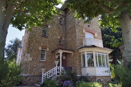 France, Meurthe-et-Moselle (54), Nancy, quartier de Saurupt, villa des Roches (1902) de l'architecte Emile André en style Art Nouveau