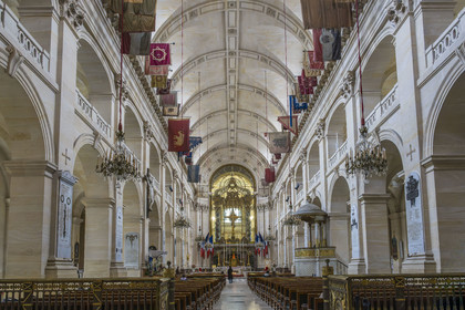 France, Paris (75), Hotel des Invalides, la cathédrale Saint-Louis-des-Invalides
