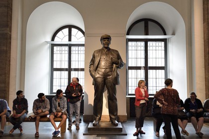 Germany, Berlin, the Deutsches Historisches Museum (German Historical Museum), Lenin statue