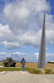 France, Calvados, Cote de Nacre, Lion sur Mer, memorial to the Normandy landing