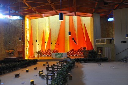 France, Saône et Loire (71), communauté oecuménique de Taizé, l'église de la Réconciliation