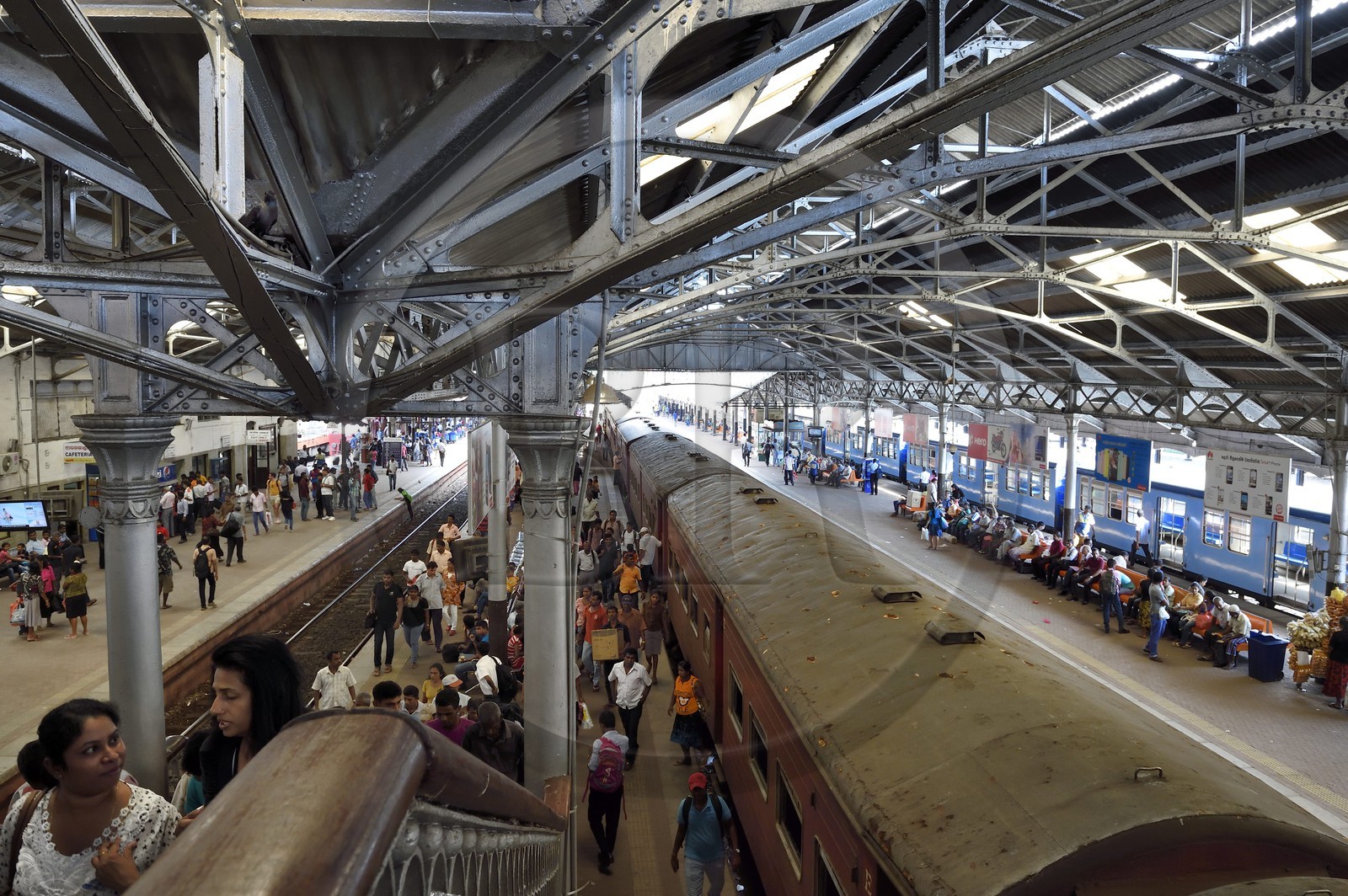 Sri Lanka, Colombo, gare centrale du Fort Sri Lanka, Colombo, gare centrale du Fort