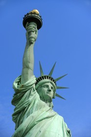Etats-Unis, New York, Liberty Island, statue de la Liberté, classée Patrinoine Mondial de l'UNESCO