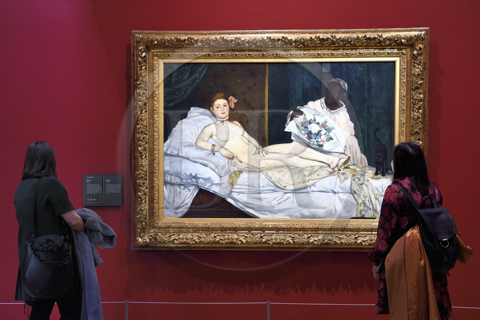 France, Paris (75), le musée d'Orsay, Olympia (1863) du peintre Edouard Manet