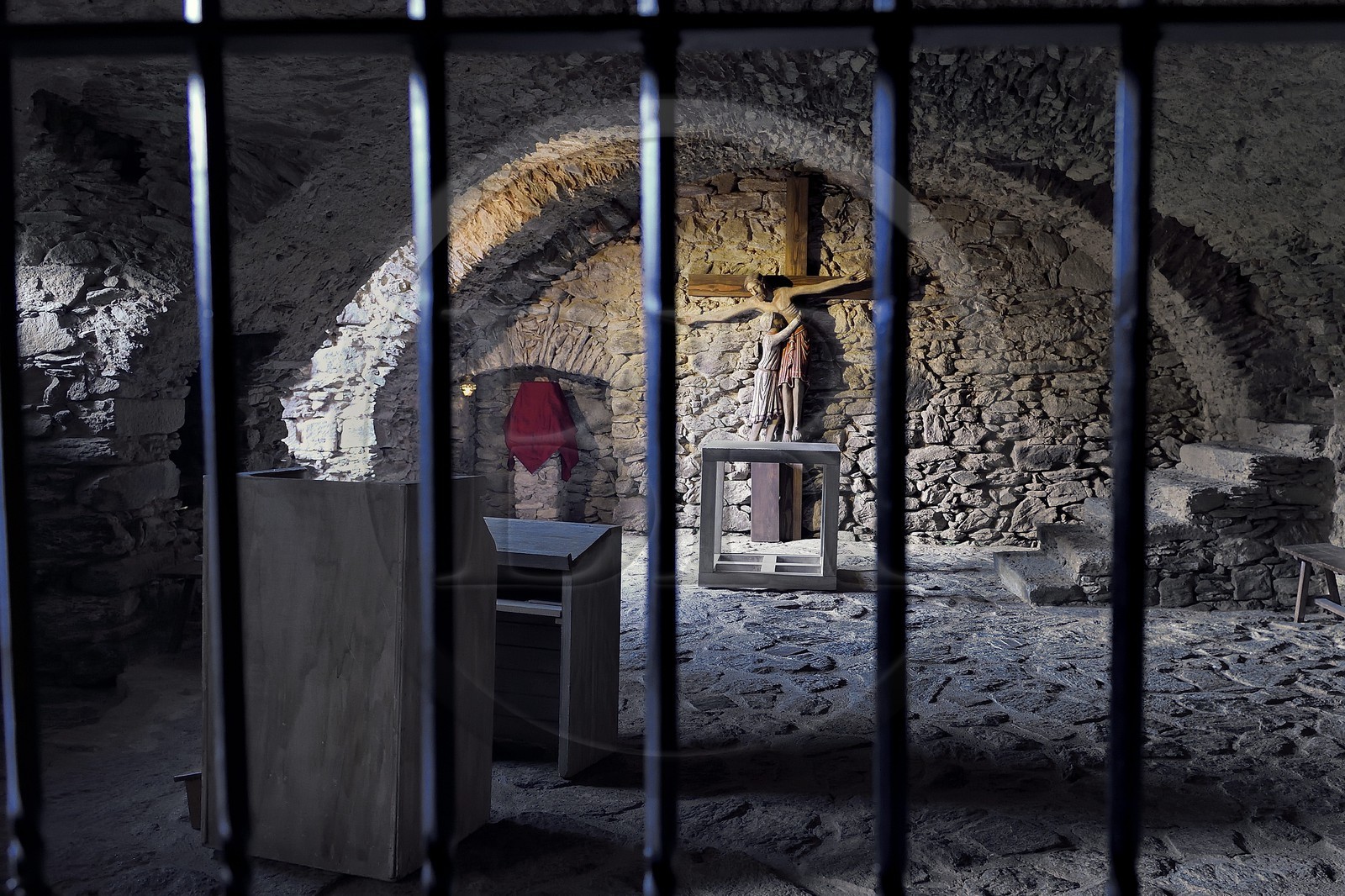 France, Var (83), Massif des Maures, Collobrières, chartreuse de la Verne, oratoire des moniales de Bethléem