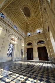 France, Rhone, Lyon, historical site listed as World Heritage by UNESCO, the hospital of Hotel Dieu, Grand dome