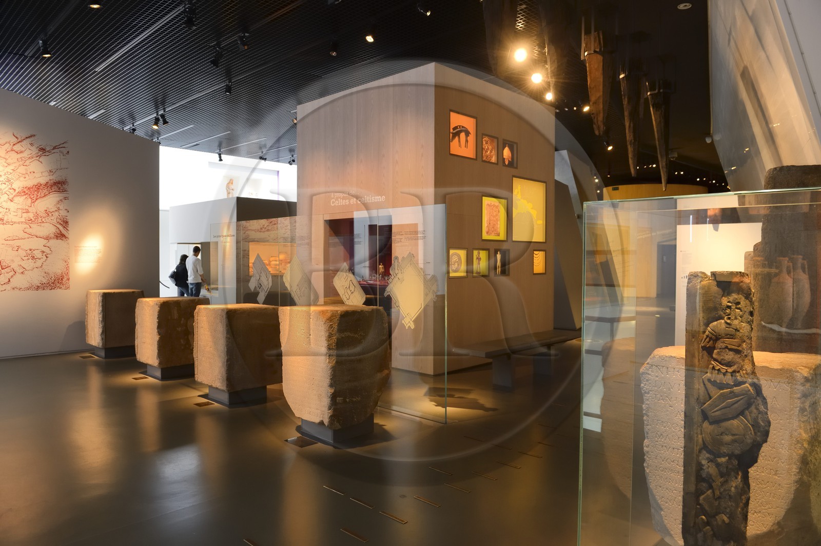 France, Ille-et-Vilaine (35), Rennes, Les Champs Libres de l'architecte Christian de Portzamparc, le musée de Bretagne,