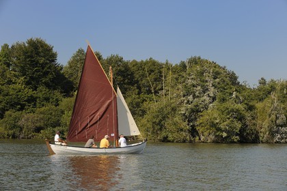 France, Loire-Atlantique (44), Nantes, la rivière Erdre
