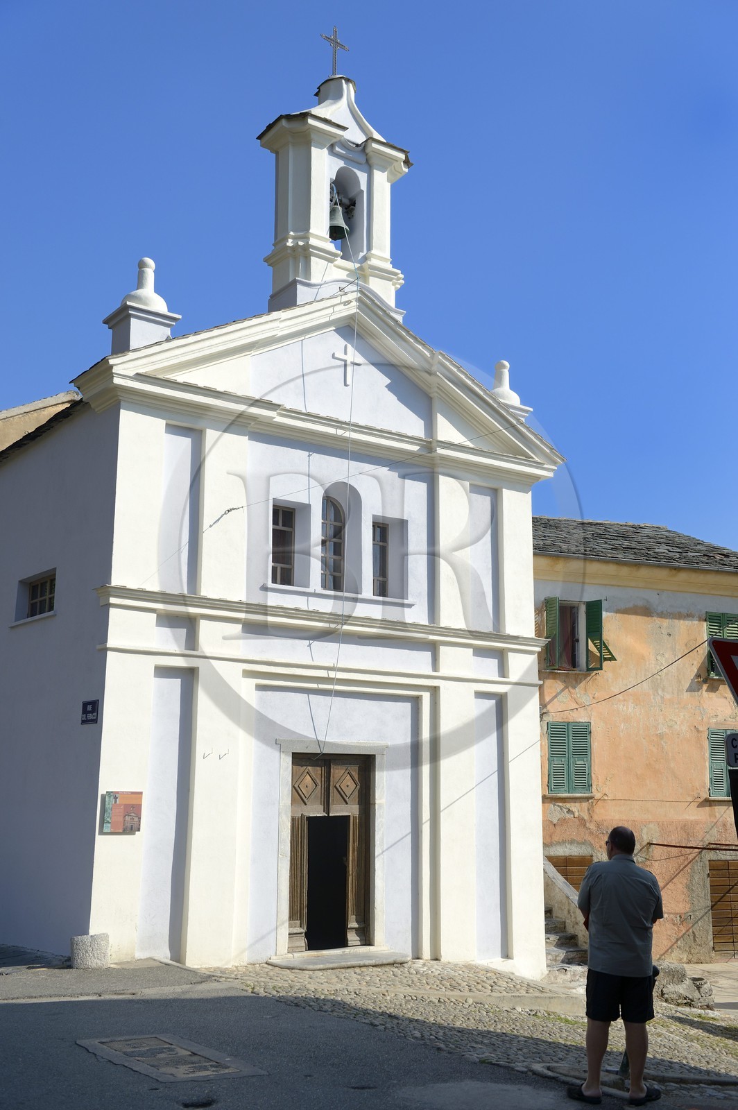 France, Haute-Corse (2B), Corte, la chapelle Sainte-Croix