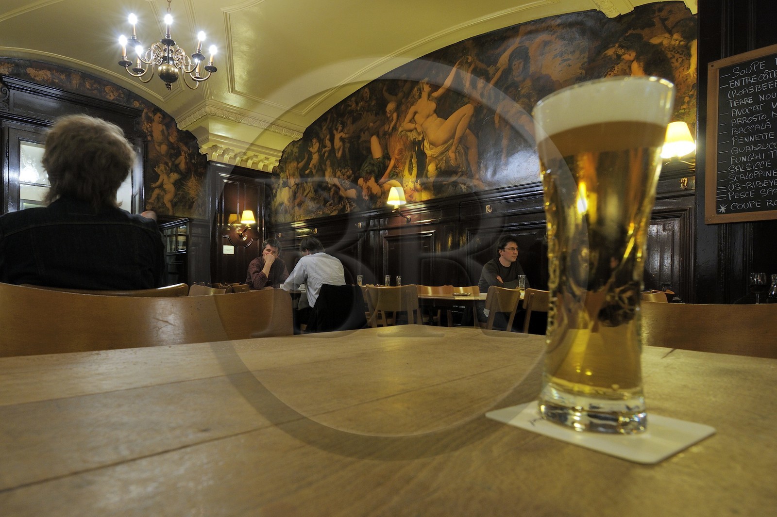 Suisse, Bâle, Kunsthalle, le restaurant