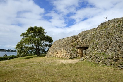 France, Morbihan, Gavrinis Cairn dated 3500 BC