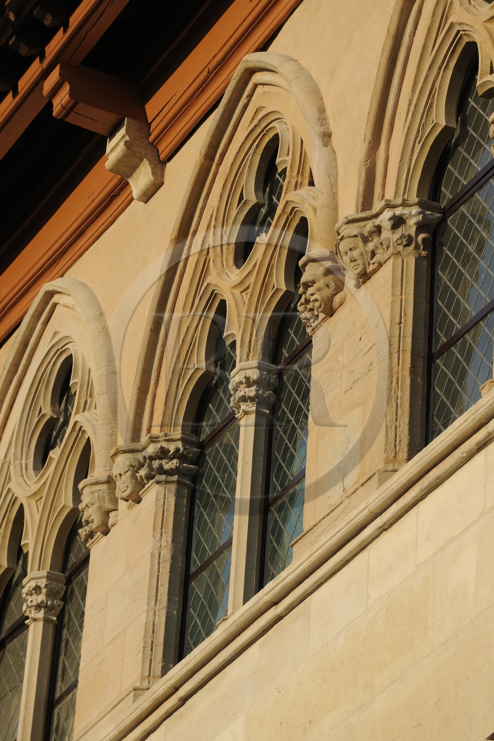 France, Saône et Loire (71), ancienne abbaye de Cluny, la façade Pape Gelase