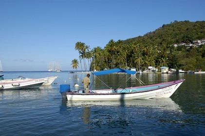Caribbean sea, Sainte Lucie, Marigot Bay
