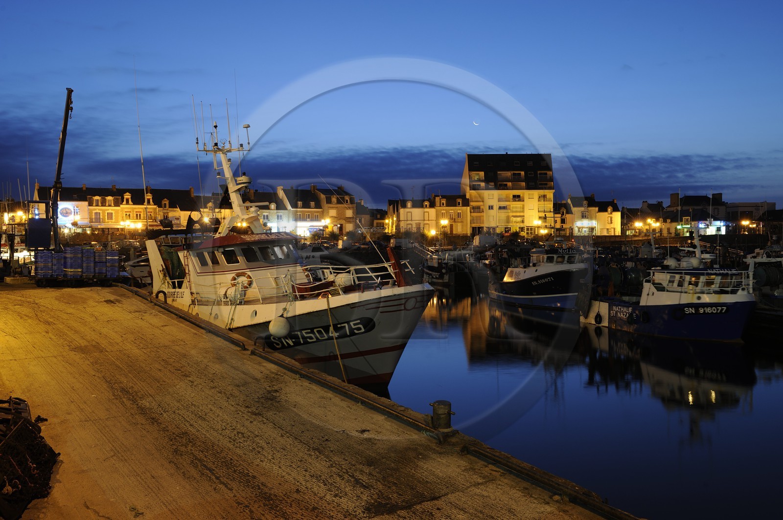 France, Loire-Atlantique (44),  port de La Turballe