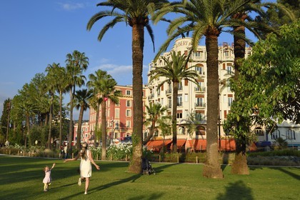 France, Alpes-Maritimes (06), Nice, la Promenade du Paillon, le jardin Albert 1er