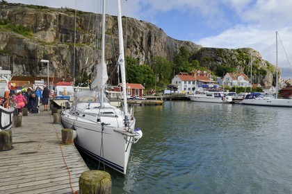 Suède, Västra Götaland, port de Fjällbacka