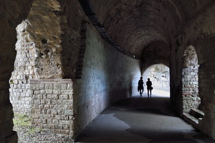 France, Var, Frejus, Forum Julii, 1st century amphitheater and arena, gallery of the ground floor