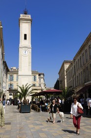 France, Gard (30), Nimes, place de l'Horloge