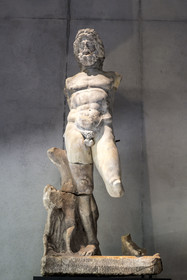 France, Bouches du Rhone, Arles, musée départemental Arles antique, statue of Neptune (2nd century - 3rd century) found during the excavations of the Rhone in 2007