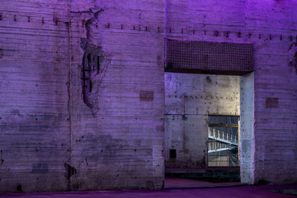 France, Loire Atlantique, Saint Nazaire, rehabilitation of the German submarine base built during the last world war and transformed into a cultural space