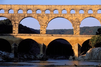 France, Gard, Pont du Gard bridge