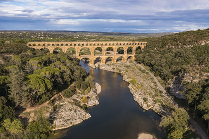 France, Gard,  (aerial view)
