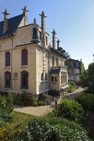 France, Meurthe-et-Moselle, Nancy, the Villa Majorelle of Art Nouveau style by architect Henri Sauvage