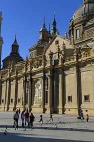 Spain, Aragon, Zaragoza, Plaza del Pilar, Basilica del Pilar (Our Lady of Pilar)