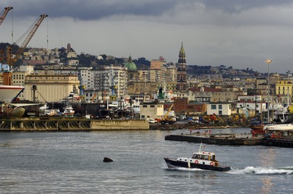 Italy, Campania, Naples, Historic center listed as World Heritage by UNESCO, the harbour