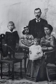 France, Alpes de Haute Provence, Ubaye valley, Jausiers, mexican villa known as Villa San Carlos, Eugene Fortoul who emigrated to Mexico in the early 20th century and his family