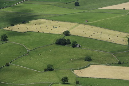 United Kingdom, England, Cumbria, the countryside south of Penrith (aerial view)