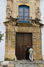 Espagne, Andalousie, Cordoue, Palais de Viana, porte principale