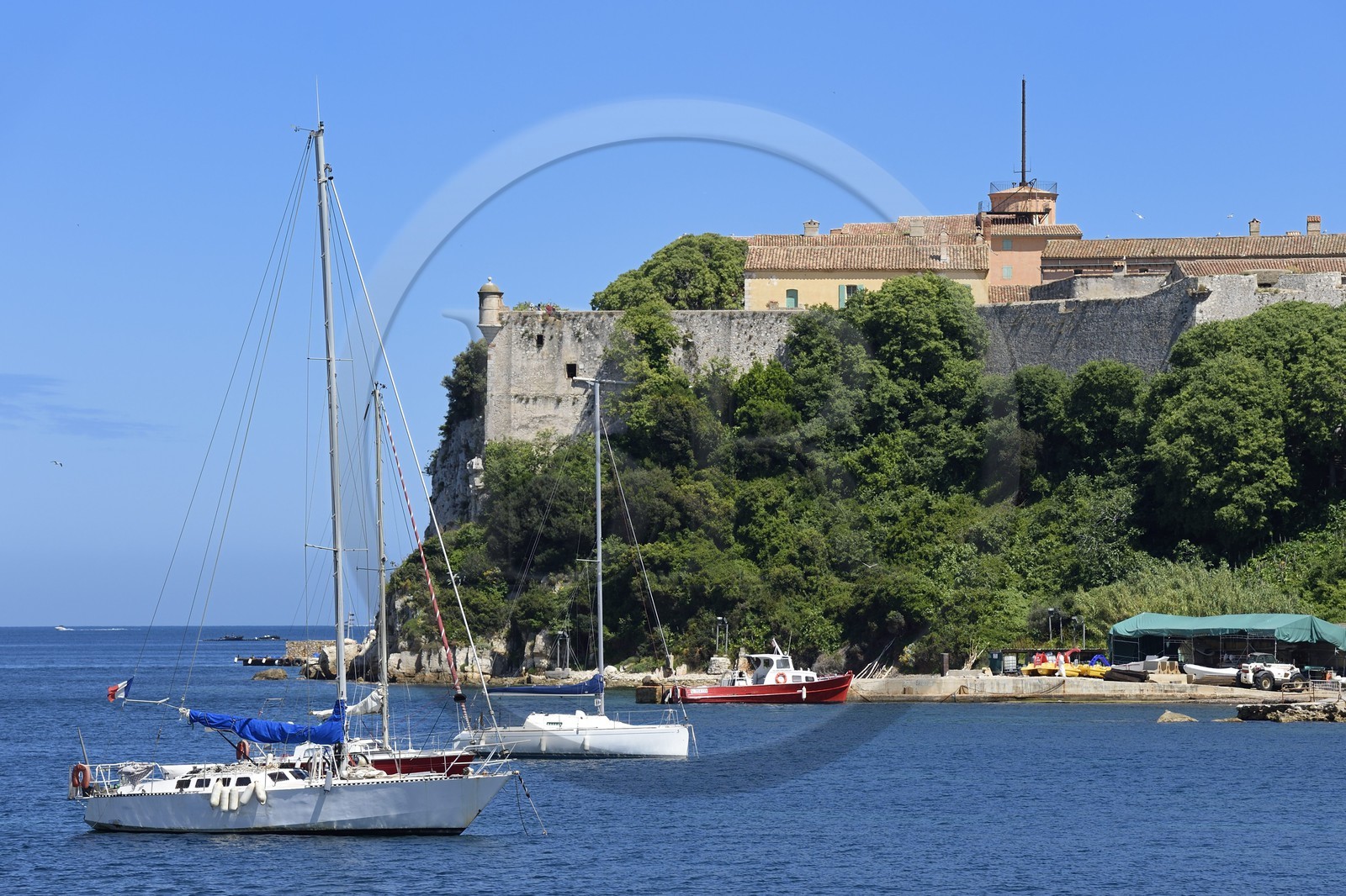 France, Alpes-Maritimes, Lerins Islands, Sainte-Marguerite island, the Fort Royal fortified by Vauban