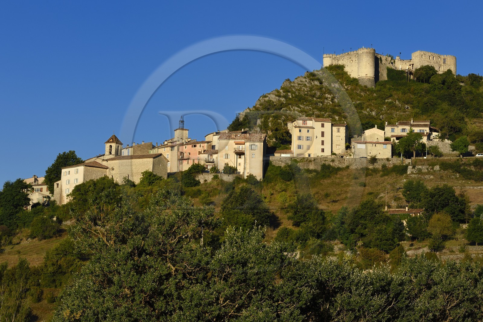 France, Var, Parc Naturel Regional du Verdon, the village of Trigance
