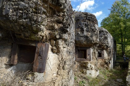 France, Moselle (57), Veckring, Ligne Maginot, forteresse du Hackenberg, bunker