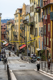 France, Alpes-Maritimes, Nice, listed as World Heritage by UNESCO, Old Nice, the rue Rossetti