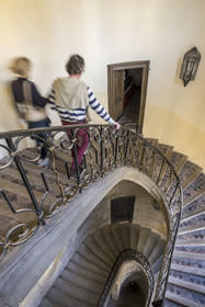 France, Ille et Vilaine, Cote d'Emeraude (Emerald Coast), Saint Malo, the Hotel Magon, authentic privateer's residence, private mansion built for François Auguste Magon de la Lande in 1725, shipowner from Saint-Malo, King Louis XV privateer, slaver and director of the East India Company
