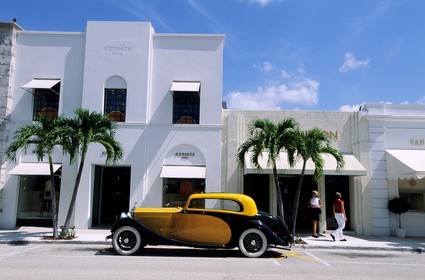 United States, Florida, Miami, Palm Beach, Rolls Royce on Worth Avenue