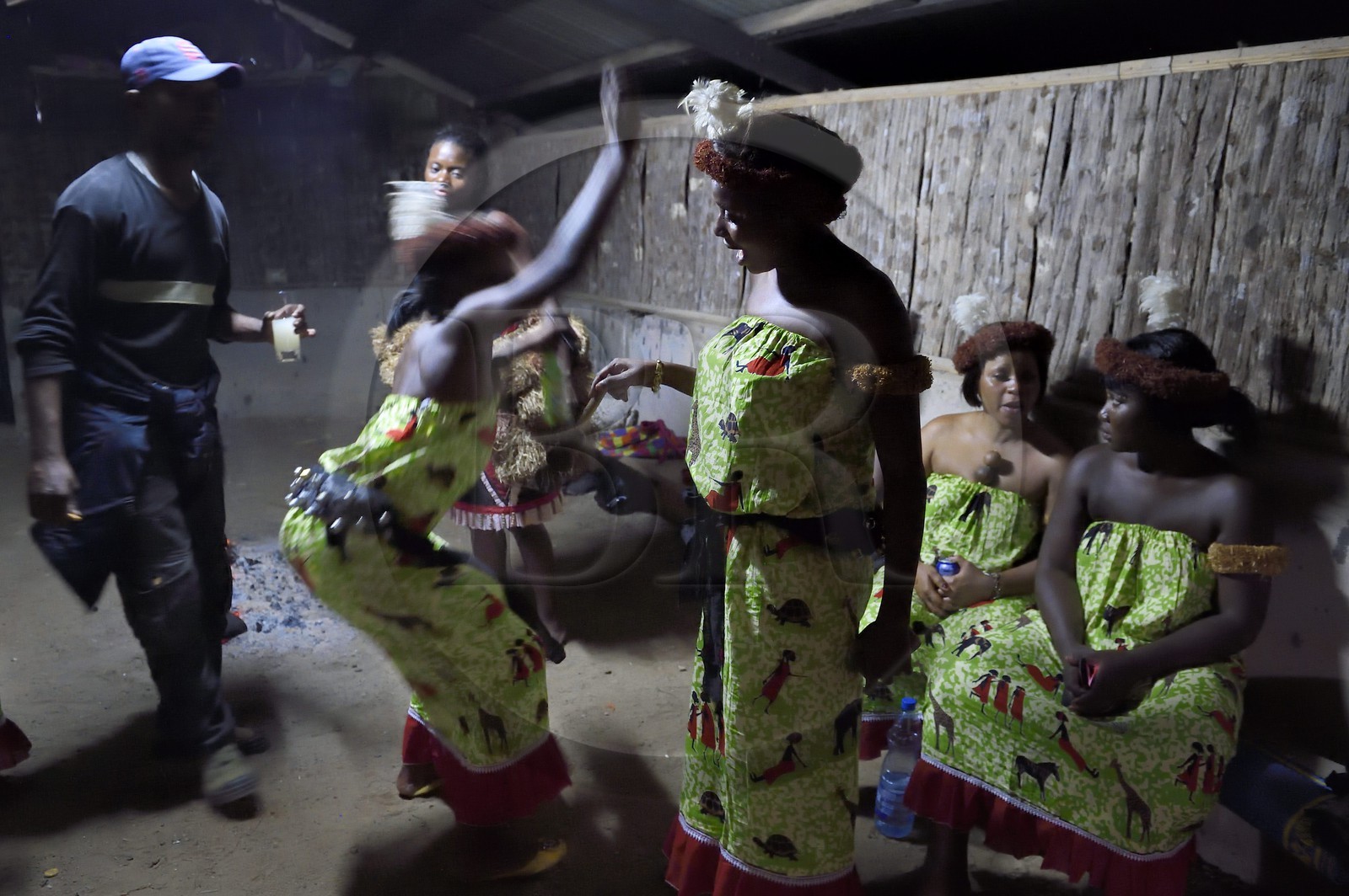 Gabon, Libreville, traditional dances at a wedding