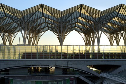 Portugal, Lisbon, Parque das Nações (Nations' Park) built for the Universal Expo 98 World Exhibition, Gare do Oriente