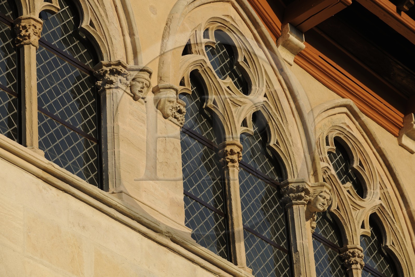 France, Saône et Loire (71), ancienne abbaye de Cluny, la façade Pape Gelase