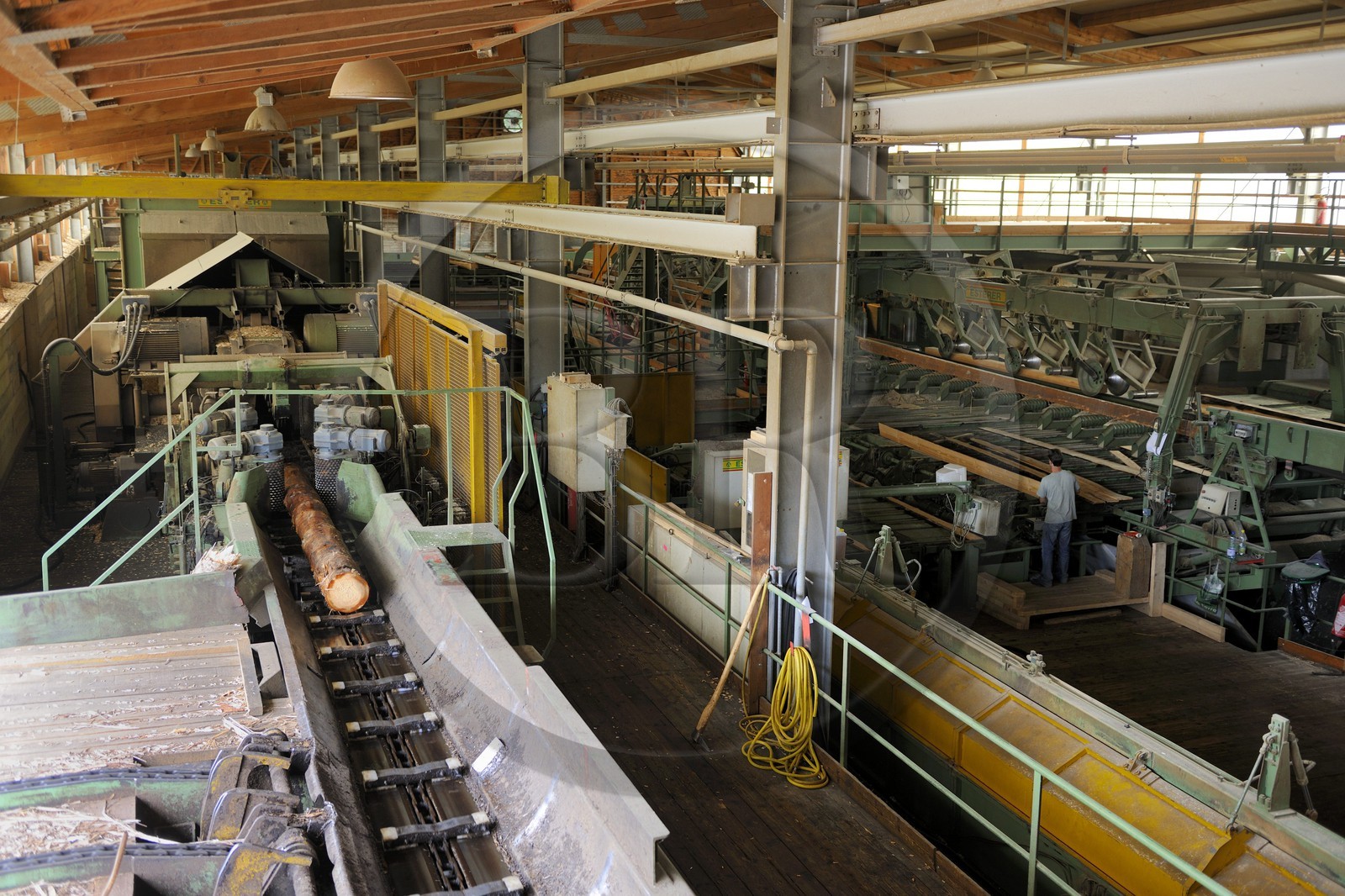 France, Moselle, Abreschviller Sciages sawmill