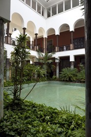 Morocco, Casablanca, the Gran Casablanca Wilaya (former city hall) on Mohammed V square, built between 1928 and 1936 by the architect Marius Boyer