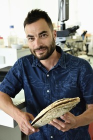 France, Var, Six Fours les Plages, Ile des Embiez, Robert Bunet, director of research at the Paul Ricard Oceanographic Institute