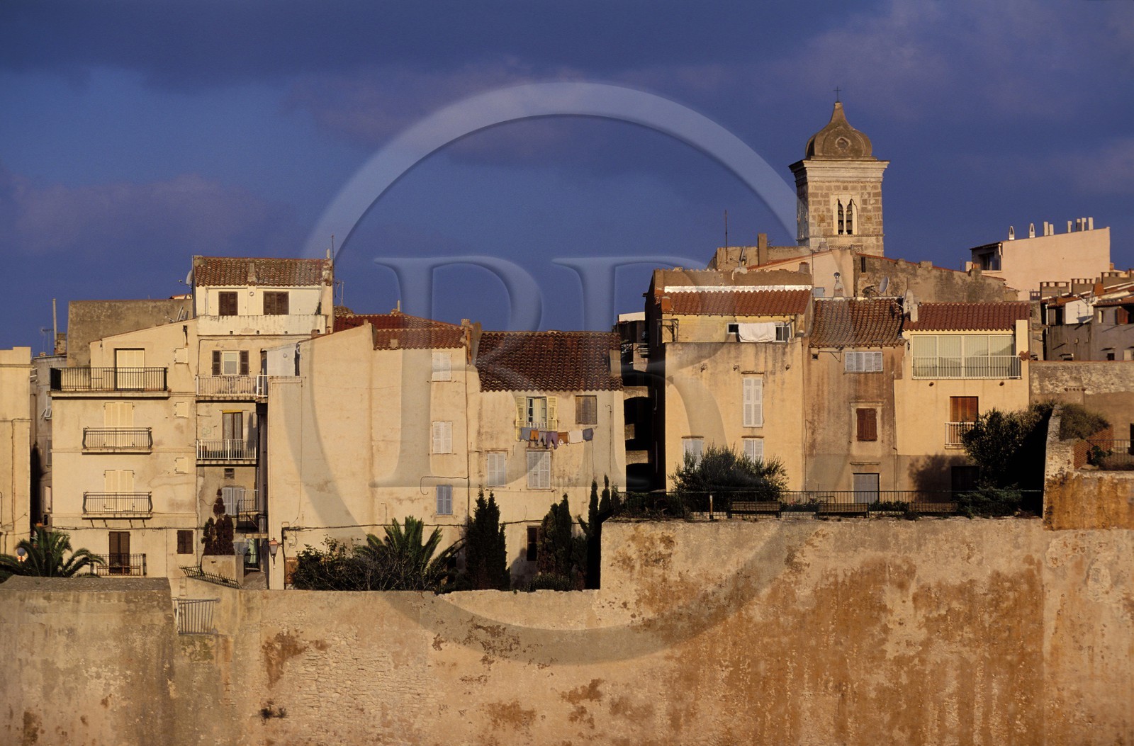 France, Corse du Sud, old Bonifacio city sheltered by its fortifications