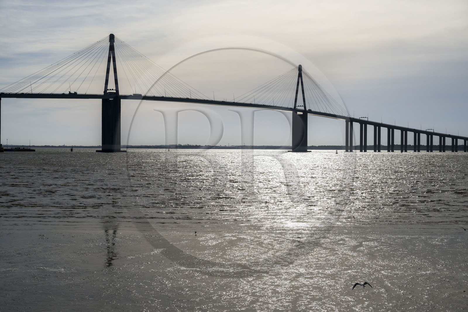 France, Loire-Atlantique (44), Saint-Nazaire, le pont de Saint-Nazaire